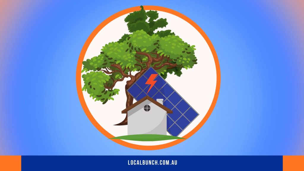 obstructions of trees are one of common problems with solar panels on roof