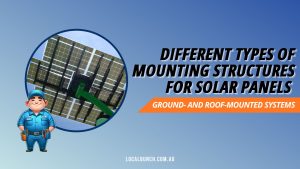 Feature image for the article about different types of mounting structures for solar panels